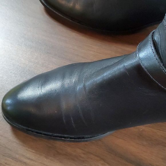 Charles David "Rumble" Equestrian Knee High Black Leather Riding Boot Size 10 - Picture 11 of 15